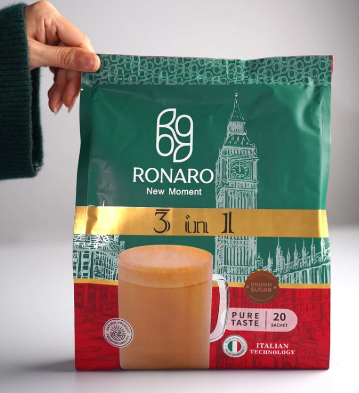 پودر قهوه 3 در 1 کلاسیک رونارو - 20 گرم بسته 20 عددی