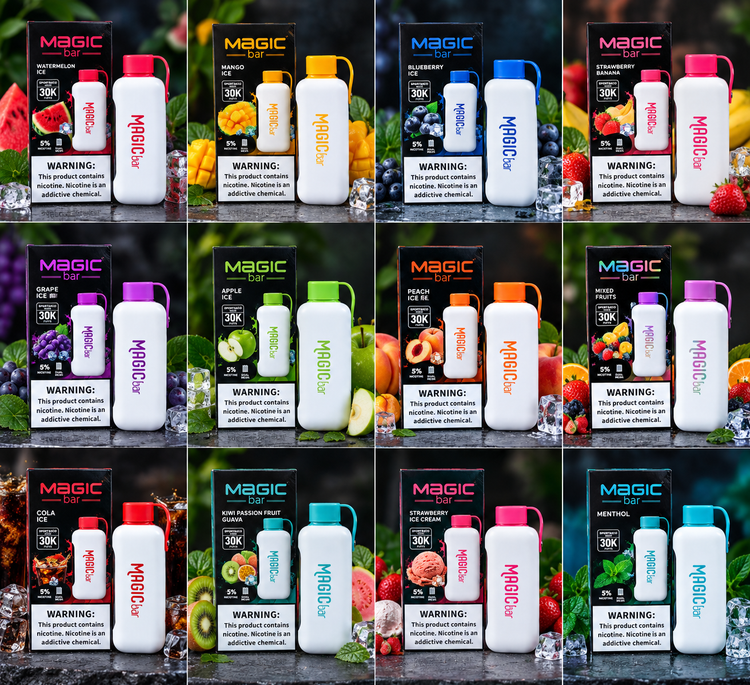 پاد ۳۰۰۰۰ پاف Magic bar ـ طعم توتفرنگی موز