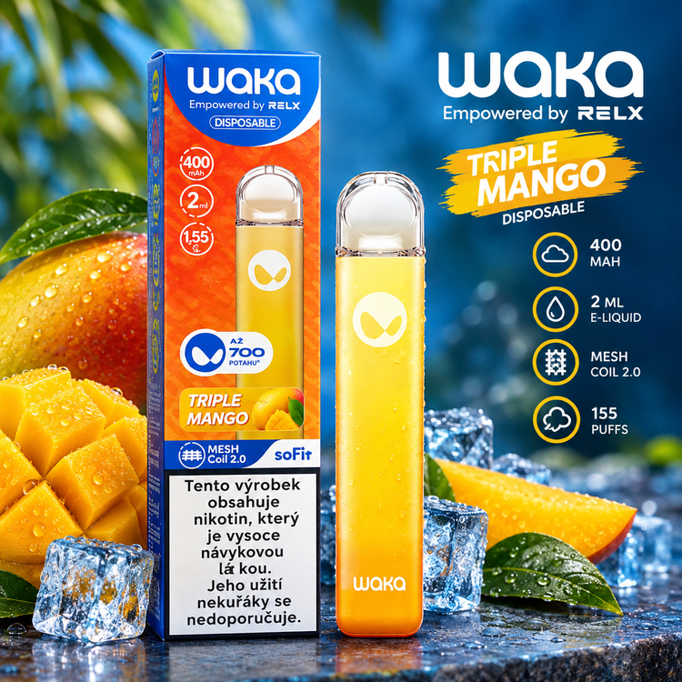 پاد 700پاف WAKA ـ طعم انبه سه گانه